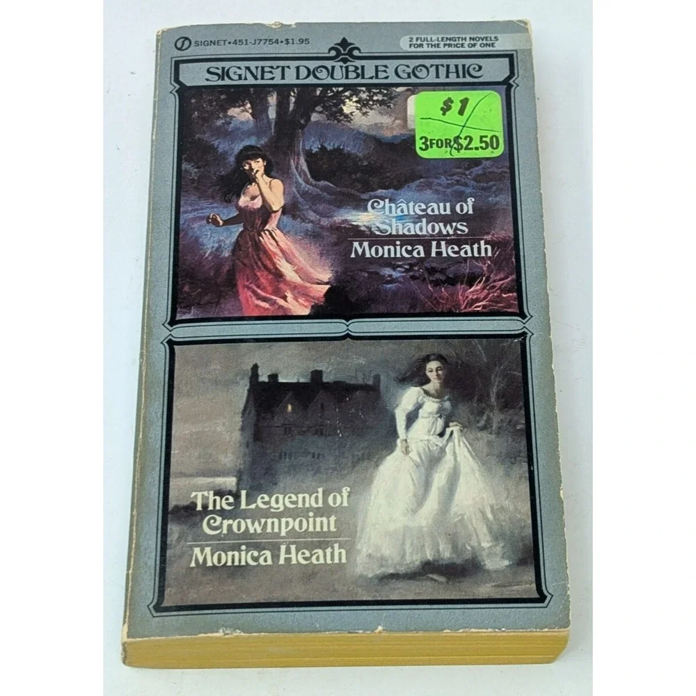 Chateau Of Shadows & Legend Of Crownpoint Heath Signet‎ Double Print Gothic Book
